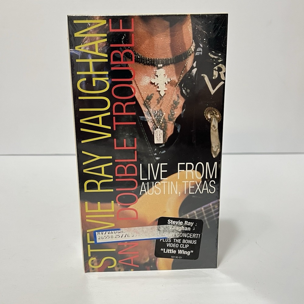 Stevie Ray Vaughan & Double Trouble: Live From Austin, Texas VHS Brand New